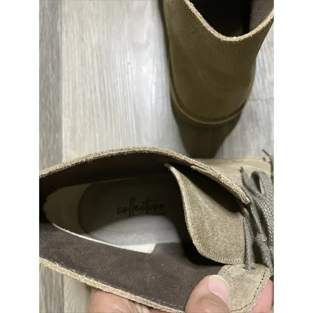 Clarks Bushacre Sand Suede Chukka Boots Men’s 11